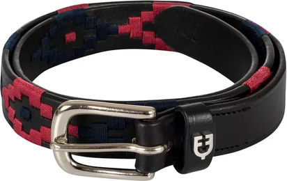 Produktbild von Equestro Ledergürtel Damen Southwest Decoration Schwarz Bunt 65 cm