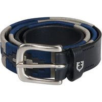 Produktbild von Equestro Ledergürtel Damen Southwest Pattern Blau 85 cm