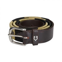 Produktbild von Equestro Ledergürtel Damen Southwest Pattern Braun 100 cm