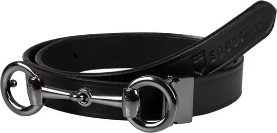 Produktbild von Equestro Ledergürtel für Damen in Schwarz 80 cm