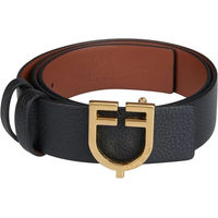 Produktbild von Equestro Ledergürtel für Damen Schwarz 120 cm beidseitig tragbar