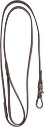 Produktbild von Equestro Lederhalfter Full in Braun mit Messing-Widerstandskette für Pferde