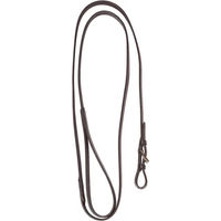 Produktbild von Equestro Lederhalfter Full in Braun mit Messing-Widerstandskette für Pferde