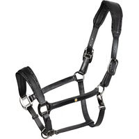 Produktbild von Equestro Lederhalfter für Pferde in Schwarz