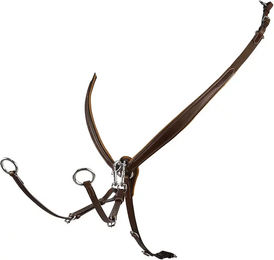 Equestro Lederhalsband mit Schnalle Braun Größe M – Bild 1 von 1