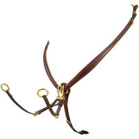 Produktbild von Equestro Lederhalsband mit Schnalle für Pferde in Schwarz oder Braun