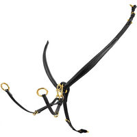 Produktbild von Equestro Lederhalsband mit Schnalle Schwarz