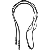 Produktbild von Equestro Lederriemen für englische Pferde aus Leder und Stahl in Schwarz