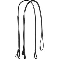 Produktbild von Equestro Lederzügel für Pferde in Schwarz XFull