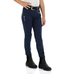 Equestro Leilani Junior Reithose für Mädchen aus Baumwolle Blau 14 Jahre – Bild 1 von 4