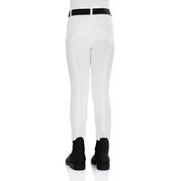 Produktbild von Equestro Leilani Junior Reithose für Mädchen aus Baumwolle Weiß 13 Jahre