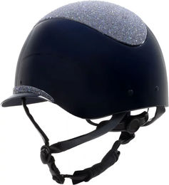 Equestro Luxury Reithelm für Damen mit Strass EN 13842023 – Bild 1 von 6