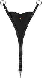 Equestro Martingale Leder-Gurt für Pferde in Schwarz – Bild 1 von 1