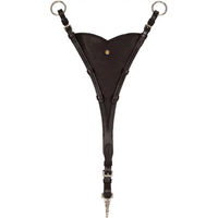 Produktbild von Equestro Martingalgabel aus Leder für Vollblut in Braun oder Schwarz