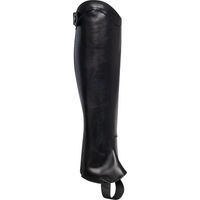 Produktbild von Equestro Mini-Chaps aus Leder mit Reißverschluss und elastischem Band Unisex in Braun oder Schwarz