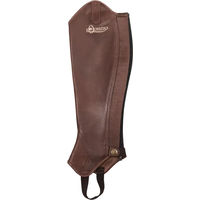 Produktbild von Equestro Mini-Chaps Modello Dunster aus Leder Braun Unisex Größe M