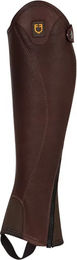 Equestro Minichaps aus Leder mit seitlichem Reißverschluss Braun Unisex Größe L – Bild 1 von 1