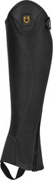 Produktbild von Equestro Minichaps aus Leder mit seitlichem Reißverschluss Schwarz XS