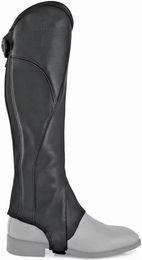 Produktbild von Equestro Minichaps Modello Lincoln aus Leder Schwarz XXL Unisex