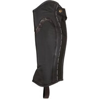 Produktbild von Equestro Minichaps Modello Piping aus Leder Unisex in Schwarz oder Braun