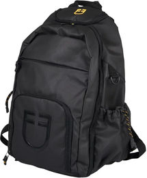 Equestro Multipocket Rucksack wasserabweisend Schwarz Weiß Unisex – Bild 1 von 2
