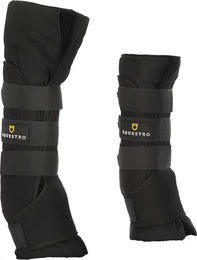 Equestro Neopren-Gamaschen mit Baumwollunterlage Schwarz 4er-Set – Bild 1 von 6
