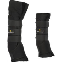 Produktbild von Equestro Neopren-Gamaschen mit Baumwollunterlage Schwarz 4er-Set