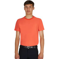 Produktbild von Equestro Perforiertes Trainings-T-Shirt für Herren in Rot und Orange Größe M