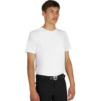 Produktbild von Equestro Perforiertes Trainings-T-Shirt für Herren in Weiß XXL