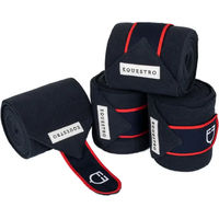 Produktbild von Equestro Pferde-Polo-Bänder mit Klettverschluss aus Fleece 4er Pack
