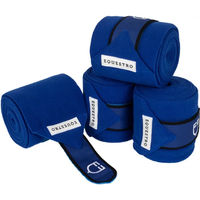 Produktbild von Equestro Pferde-Polo-Bänder mit Klettverschluss aus Fleece in Blau 4er Pack