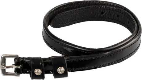 Produktbild von Equestro Pferde-Sporenriemen aus Leder mit Kristallen in Schwarz