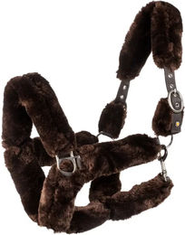 Produktbild von Equestro Pferdehalfter aus Nylon in Braun