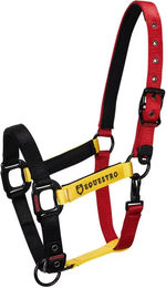 Equestro Pferdehalfter und Leine Flaggy aus Nylon für Vollblut in Schwarz oder Bunt – Bild 1 von 1