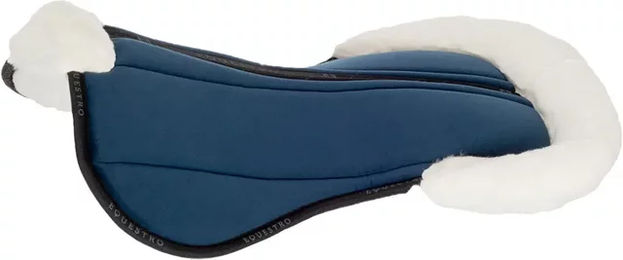Equestro Pferdepfoten Ecowool Decke aus Wolle Blau – Bild 1 von 1