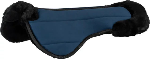 Equestro Pferdepfoten Ecowool Decke aus Wolle in Blau – Bild 1 von 1