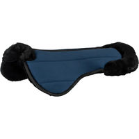 Produktbild von Equestro Pferdepfoten Ecowool Decke aus Wolle in Blau