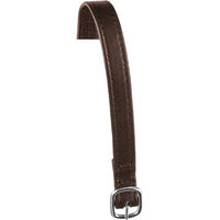 Produktbild von Equestro Pferdeschuhriemen aus Leder und Nylon in Braun und Silber