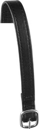 Produktbild von Equestro Pferdeschuhriemen aus Leder und Nylon in Schwarz und Silber