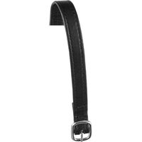 Produktbild von Equestro Pferdeschuhriemen aus Leder und Nylon in Schwarz und Silber