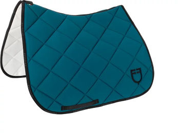 Produktbild von Equestro Pferdetrainingsteppich aus technischem Gewebe in Blau