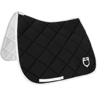 Produktbild von Equestro Pferdetrainingsteppich aus technischem Gewebe Schwarz mit Pony Logo