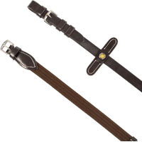 Produktbild von Equestro Pferdezügel aus Leder in Braun Full