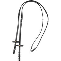 Produktbild von Equestro Pferdezügel aus Leder in Schwarz Full