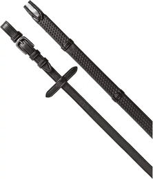 Produktbild von Equestro Pferdezügel Kris Plus NP aus Leder in Schwarz für Vollblut