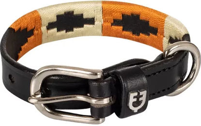 Produktbild von Equestro Polo H Hundehalsband aus Leder Erziehungshalsband 35 cm