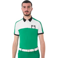 Produktbild von Equestro Polo Reitshirt für Herren in Grün Größe XS