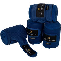 Produktbild von Equestro Polobänder Gamaschen aus Fleece Blau 4er Pack für Pferde