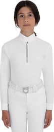 Equestro Poloshirt für Damen in Weiß – Bild 1 von 1