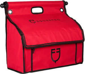 Produktbild von Equestro Putztasche mit Stange aus Polyester in Rot